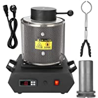 1KG-2KG Horno de fusión eléctrico Máquina de fundición automática digital para barra de vertido de joyas de metal dorado…